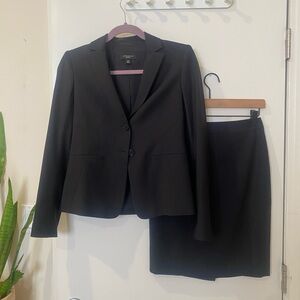 Classic Ann Taylor Black Skirt Suit